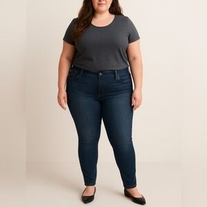 Torrid Dark Indigo Skinny Jeans Women's Size 16